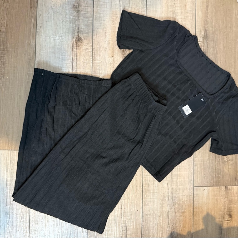 Elegant Black Women's Lounge Set